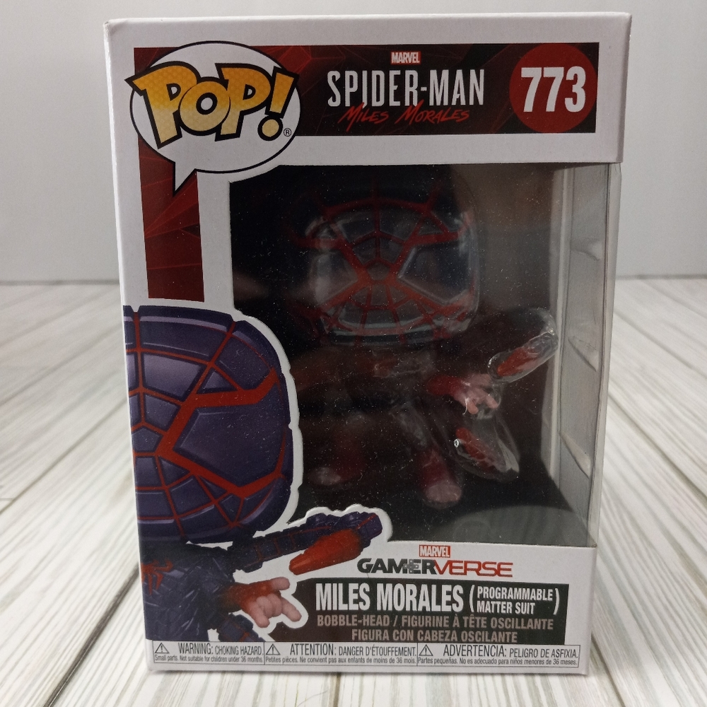 Marvel Miles Morales Spider-Man Programmable Matter Suit Funko Pop #773